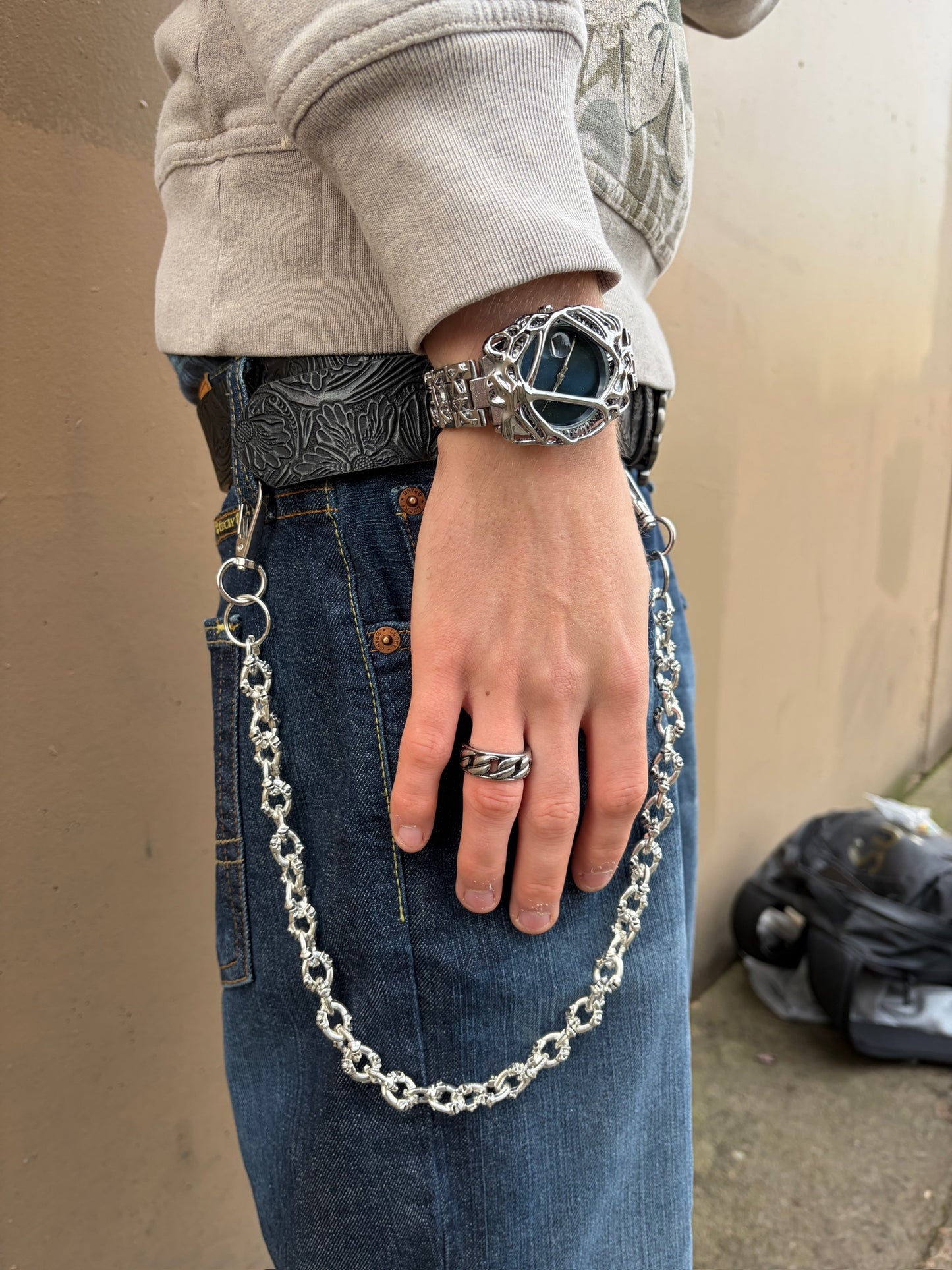 MIDNIGHT BLUE SKELETON CYBER WATCH