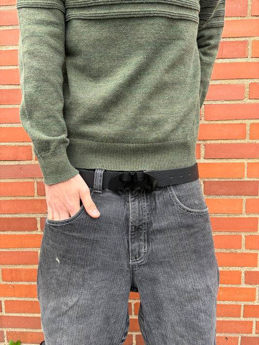 BLACK BATMAN BELT