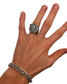 SILVER ROYAL SHIELD RING