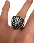 SILVER ROYAL SHIELD RING