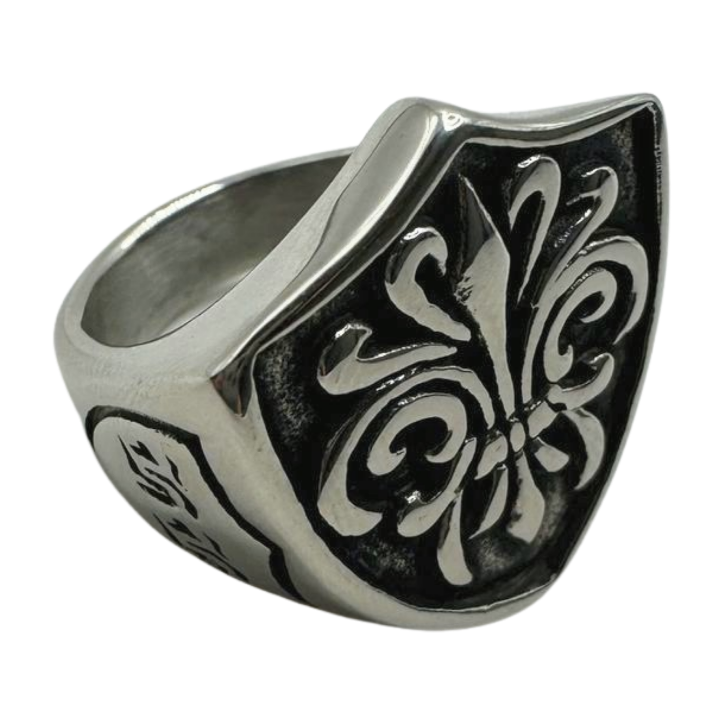 SILVER ROYAL SHIELD RING