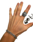 SILVER FLEUR-DE-LIS RING
