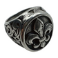 SILVER FLEUR-DE-LIS RING