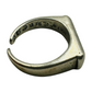 SILVER TRIPLE CROSS RING
