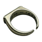 SILVER TRIPLE CROSS RING