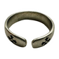 SILVER GOTH CROSS RING