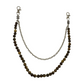 SILVER BEADED CHAIN BELT