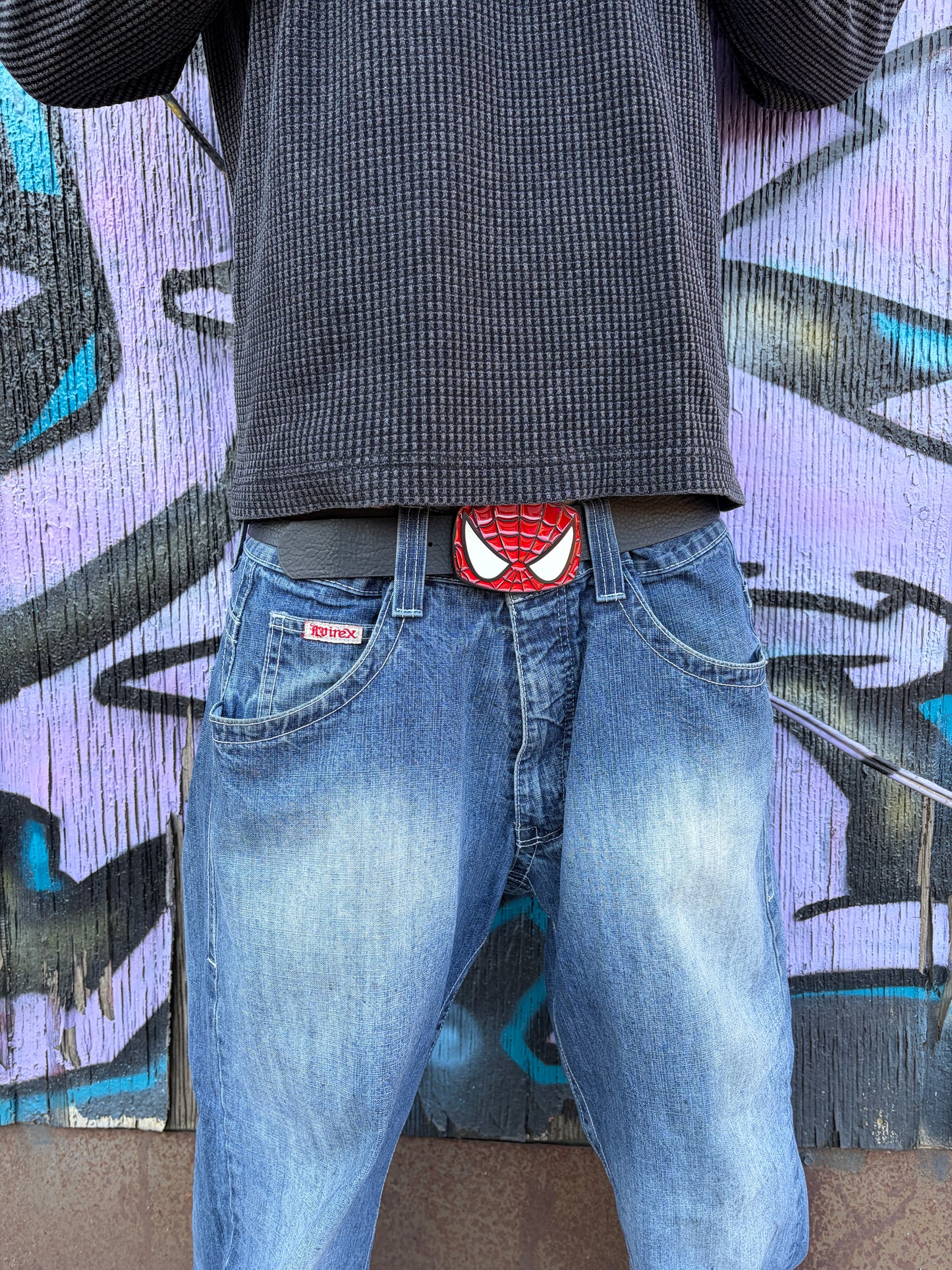 SPIDER-MAN LEATHER BELT