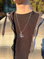 DOUBLE FLEUR DE LIS NECKLACE