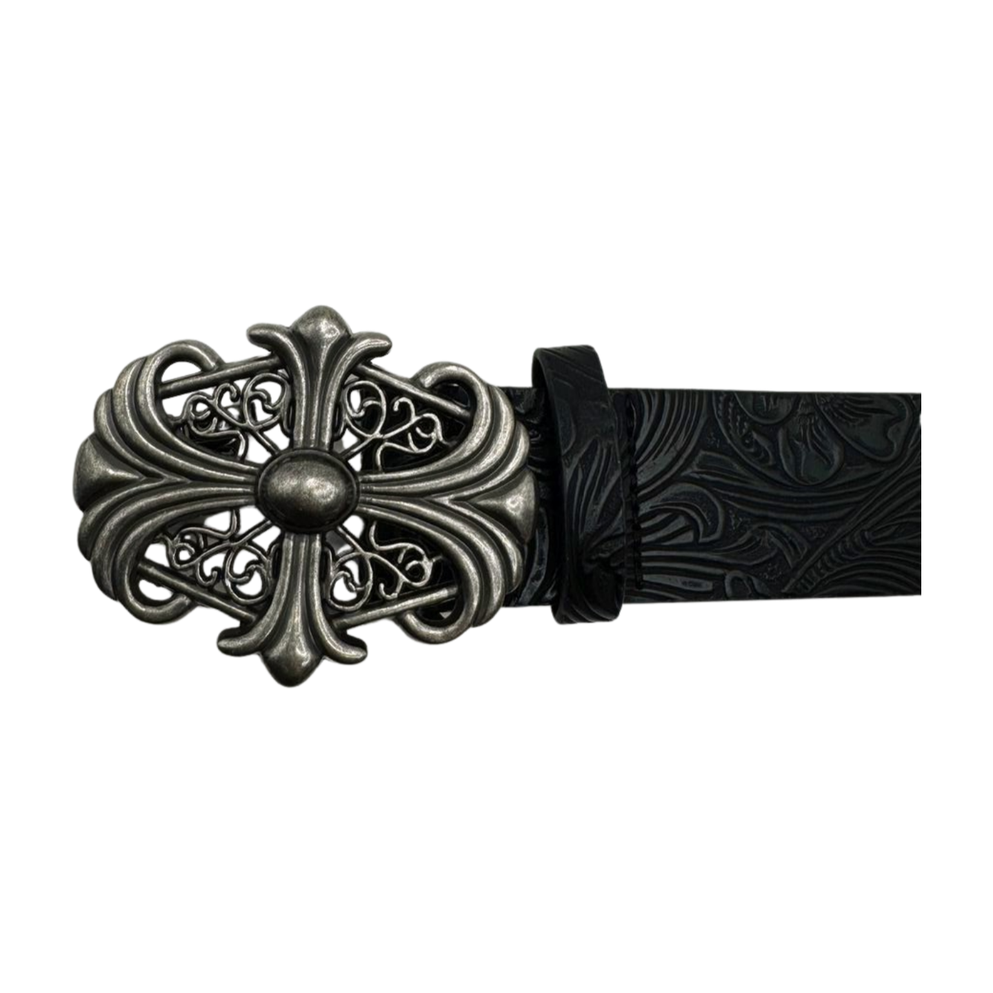 CROSS BUCKLE BELT