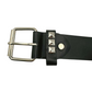 BLACK STUDDED BIKER BELT