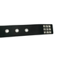 BLACK STUDDED BIKER BELT