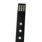 BLACK STUDDED BIKER BELT