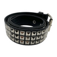 BLACK STUDDED BIKER BELT