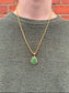 GREEN BHUDDA GEMSTONE CHAIN