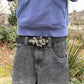 SILVER SNAKE SWORD BELT