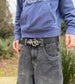 SILVER SNAKE SWORD BELT