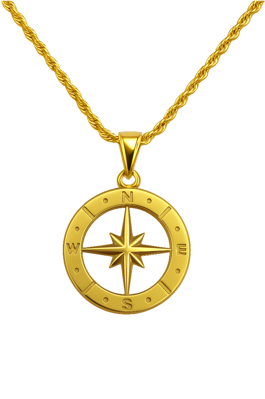 OPEN COMPASS NECKLACE