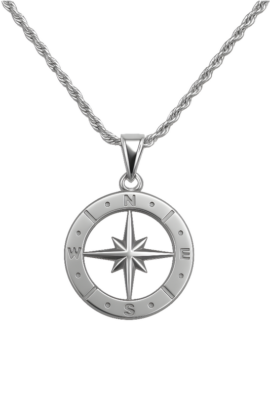 OPEN COMPASS NECKLACE