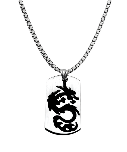 DRAGON TAG NECKLACE