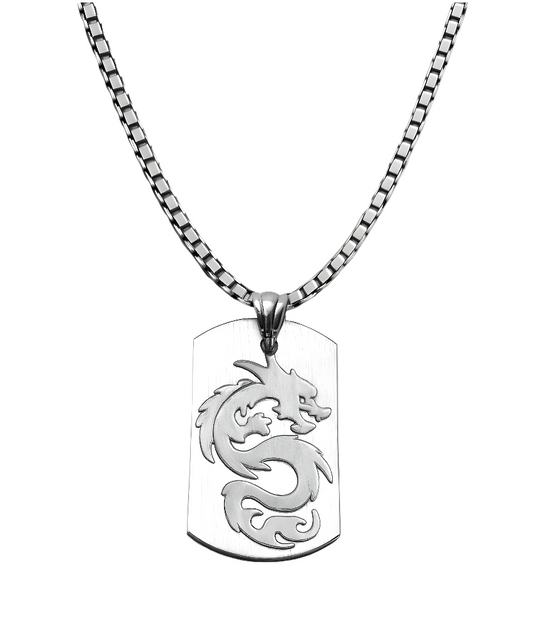DRAGON TAG NECKLACE